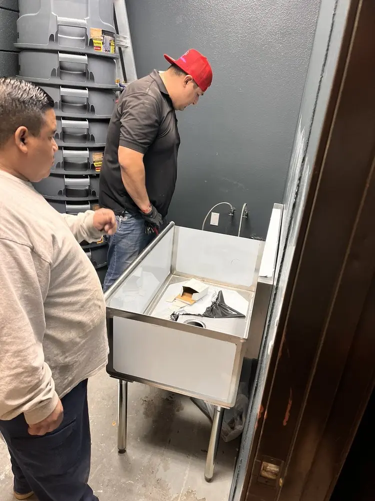 Commercial plumbing and sink installation in Salem Center